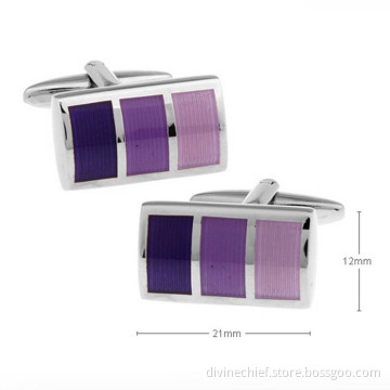 High Quality Men Cufflinks Custom Copper/Silver/Stainless Steel Cufflinks